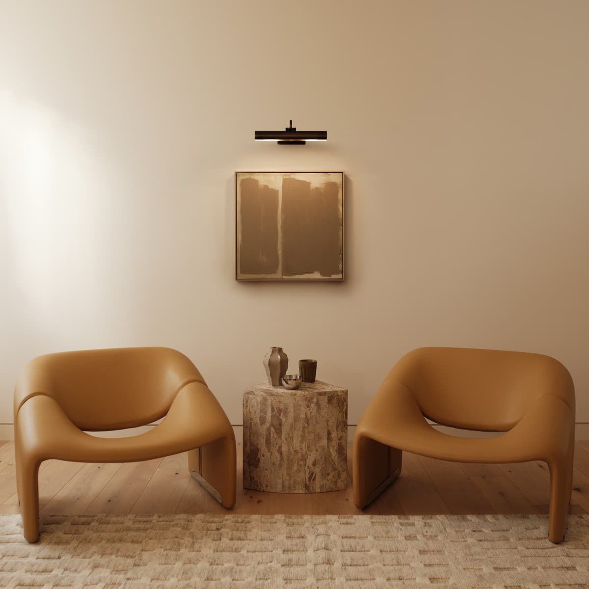 Hepburn 2 Light 370mm Picture Light in Bronze-img-2