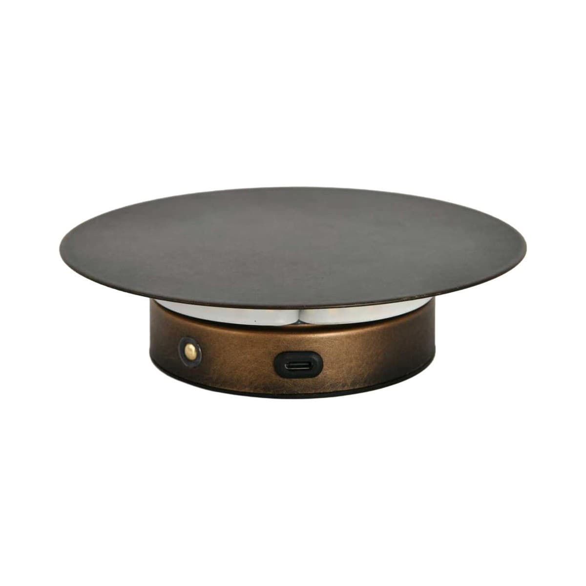 Piatto LED Rechargeable Battery Sconce in Bronze