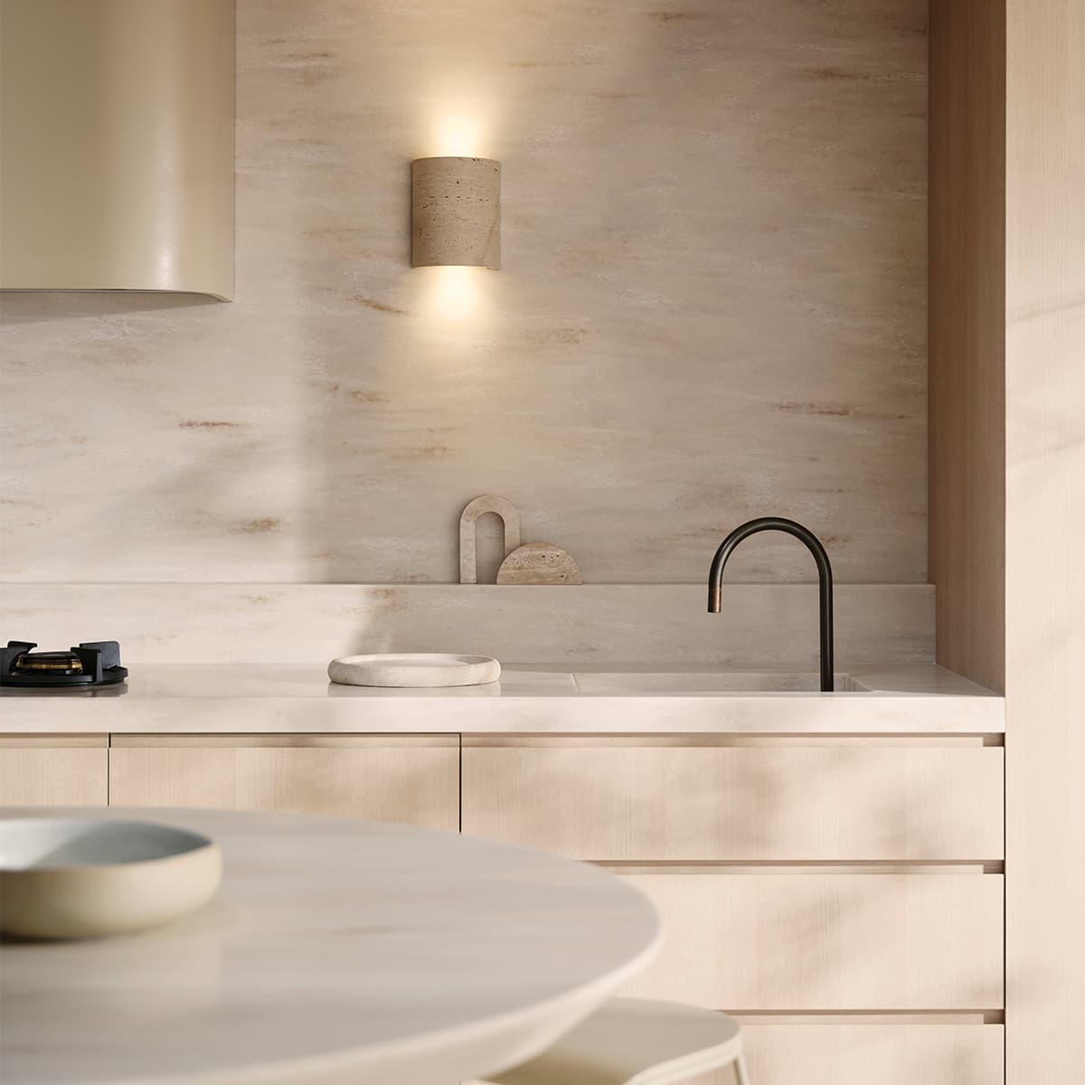 Traviato 2 Light Up/Down Wall Sconce in Travertine-img-3