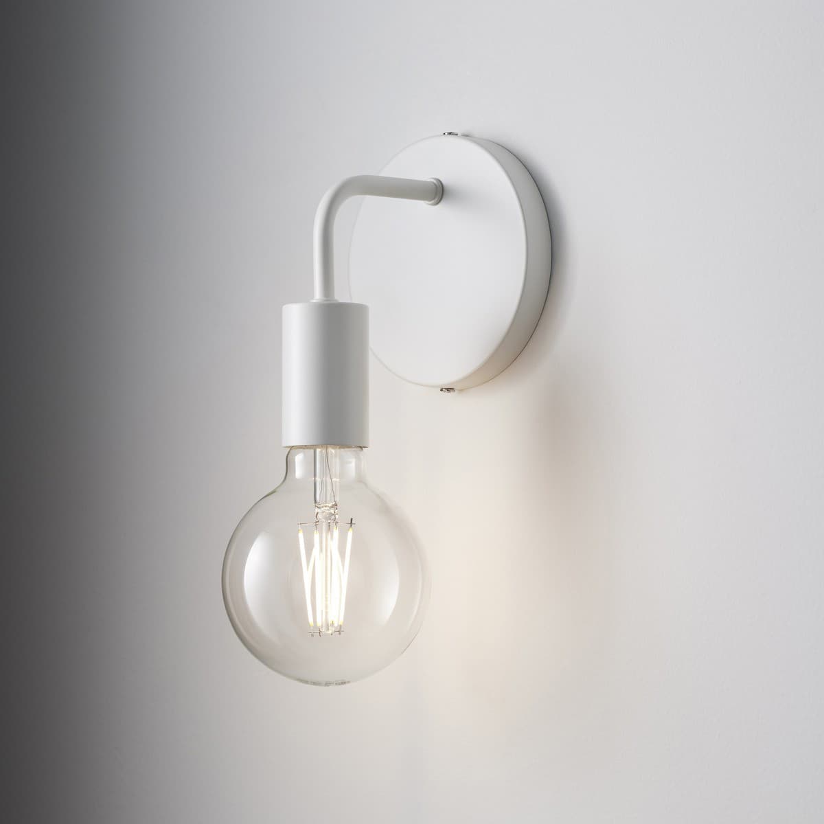 Lanie 1 Light Wall Bracket in White