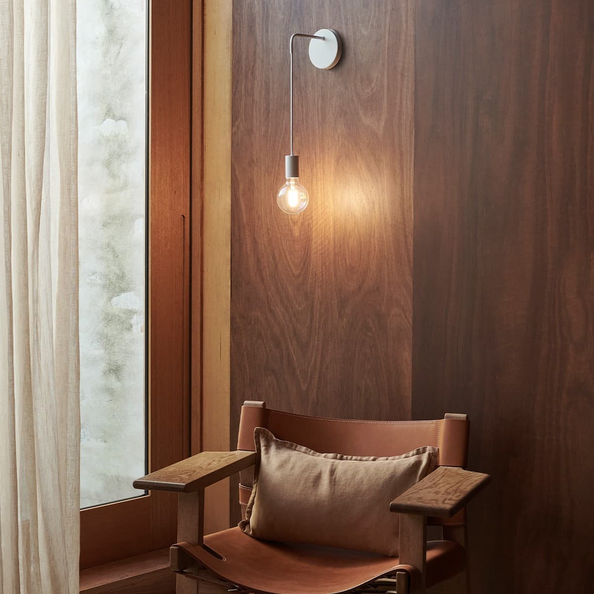 Lanie 1 Light Drop Wall Bracket in White
