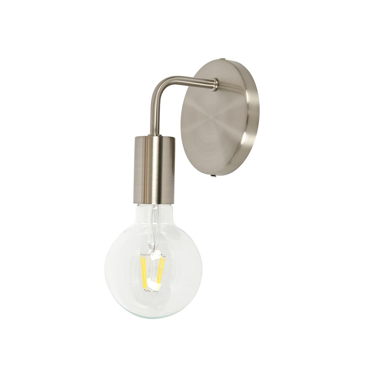 Lanie 1 Light Wall Bracket in Brushed Chrome