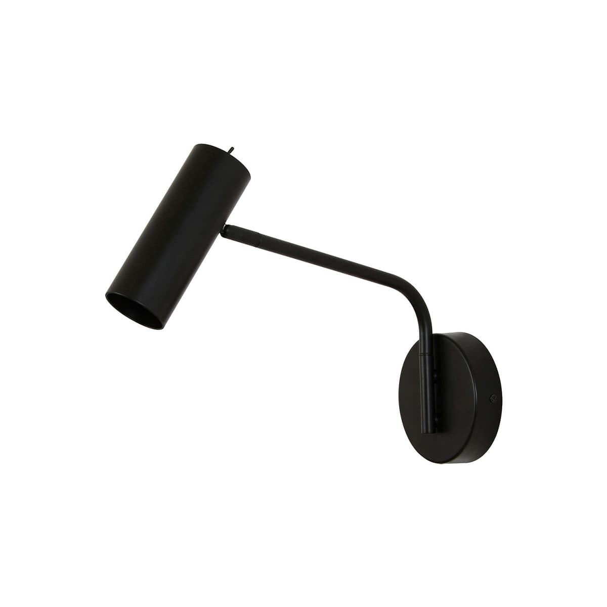 Nevada 1 Light Swing Arm Wall Bracket in Black-img-1