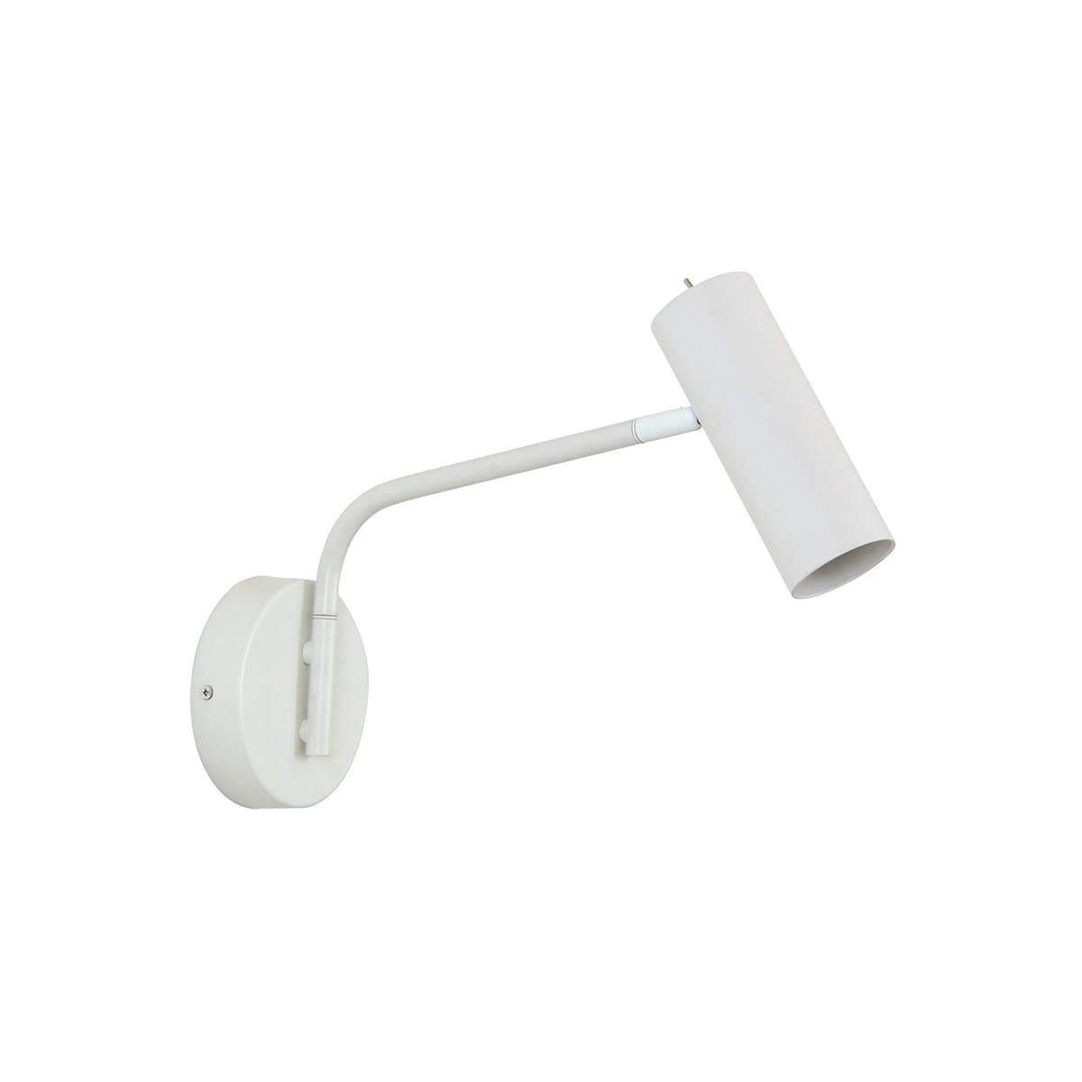 Nevada 1 Light Swing Arm Wall Bracket in White 