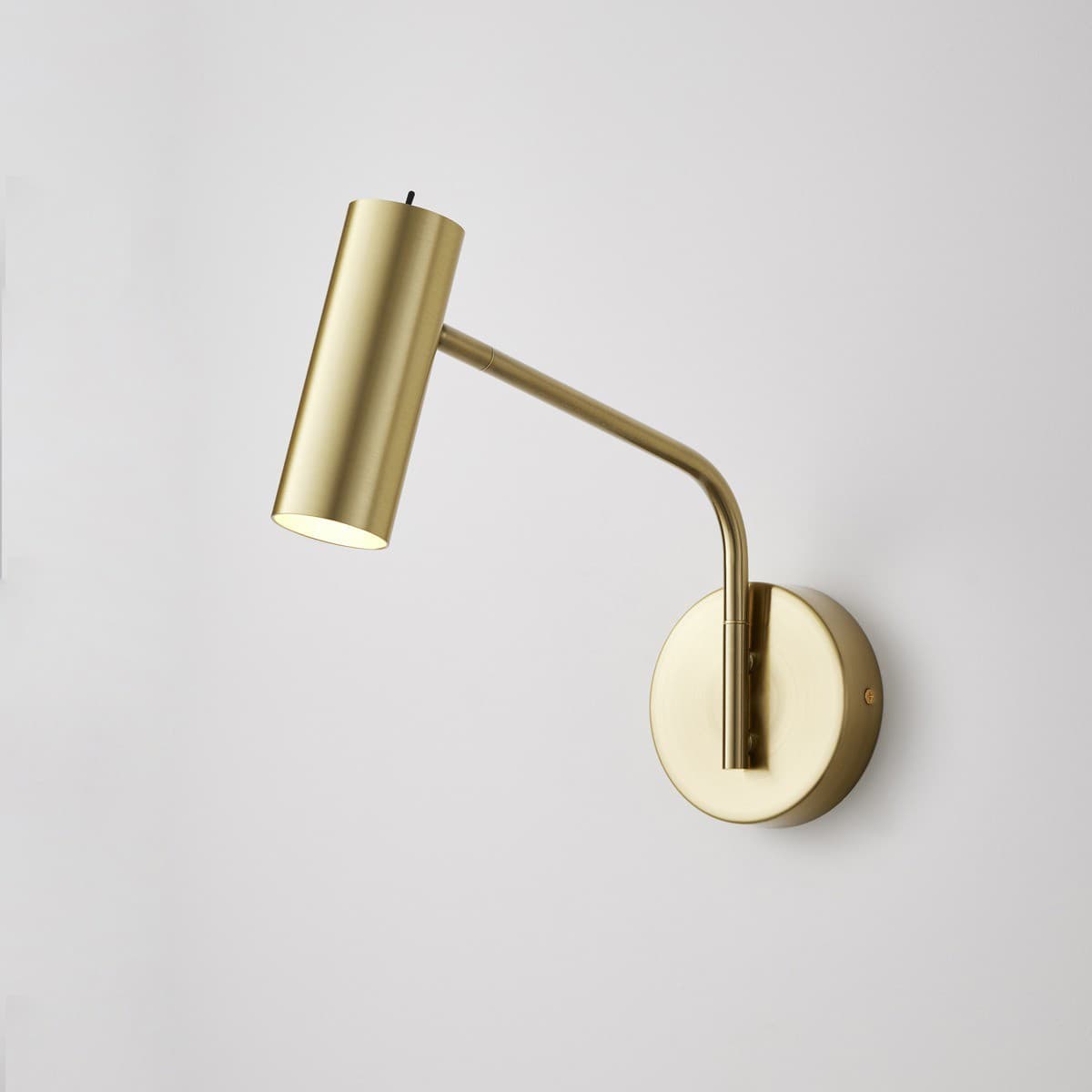 Nevada 1 Light Swing Arm Wall Bracket in Brass-img-2