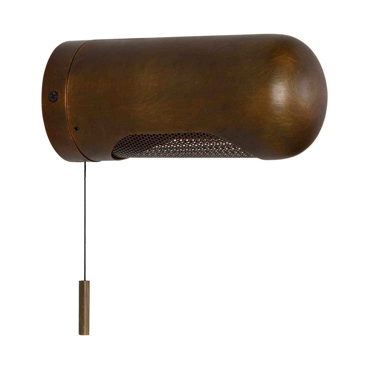 Dolce 1 Light Wall Bracket in Bronze with Rotatable Shade and Pull Cord Switch-img-1
