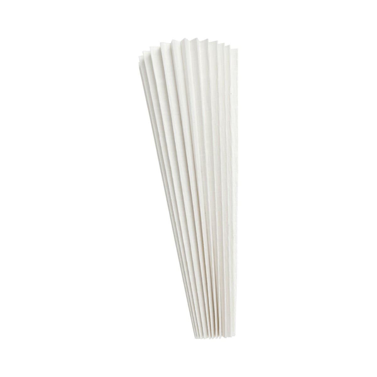 Amore 1 Light Pleated Wall Sconce in White Linen-img-1