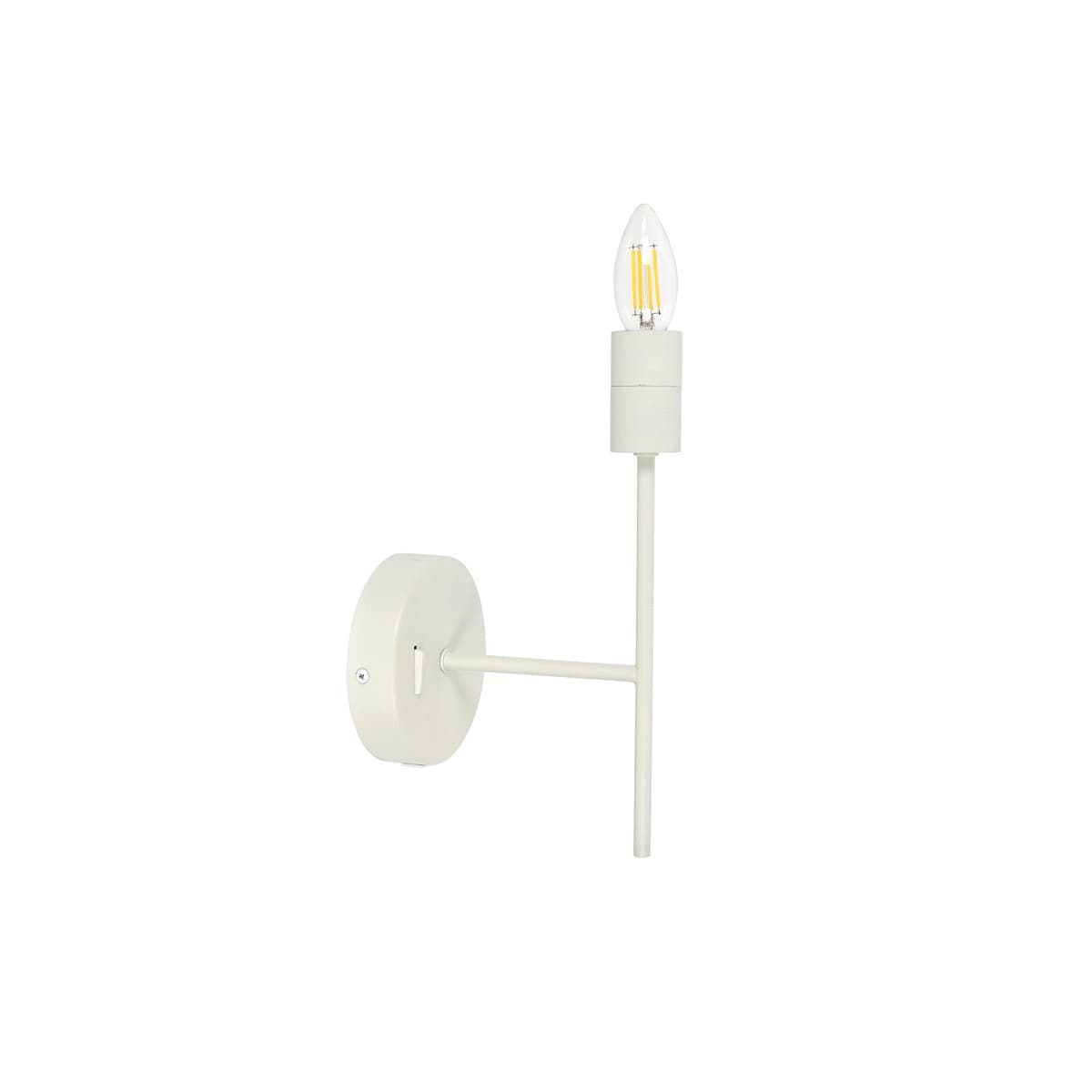 Daria 1 Light Wall Bracket in Chalk-img-1