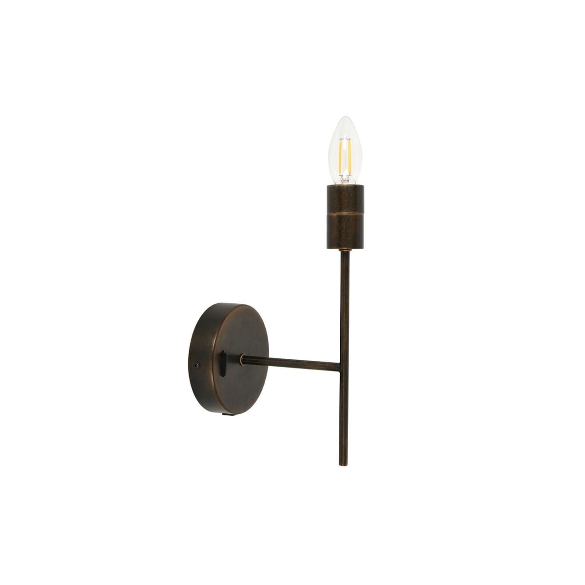 Daria 1 Light Wall Bracket in Bronze-img-1