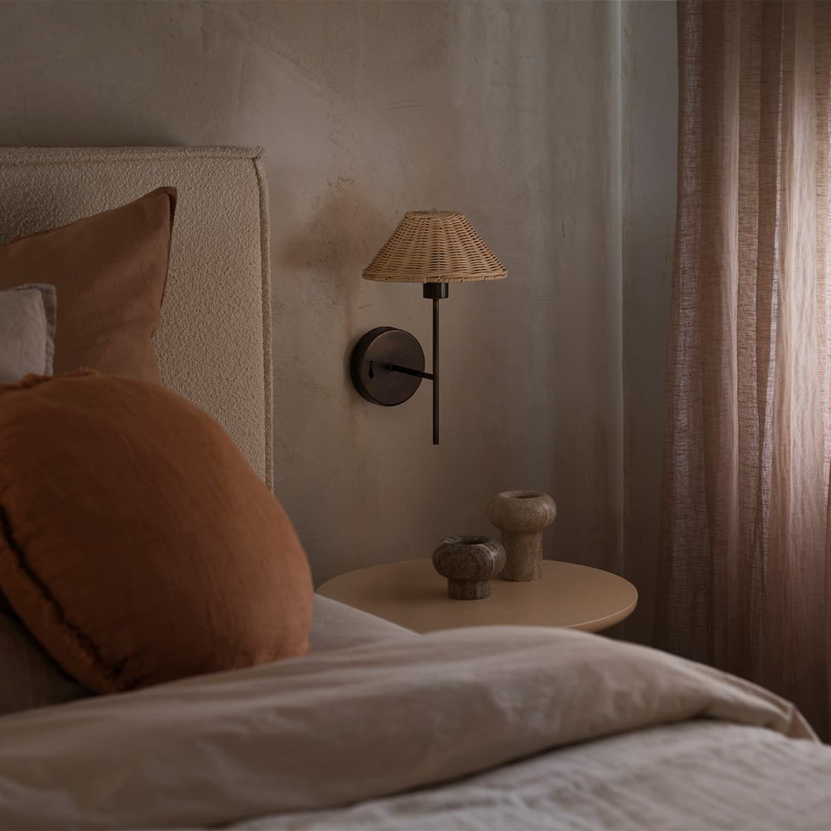 Daria Rattan Shade in Natural