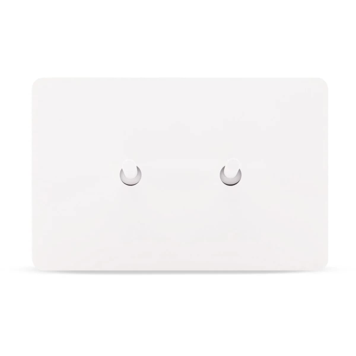 MFL Forge Modern 2 Gang Complete Switch in White-img-1