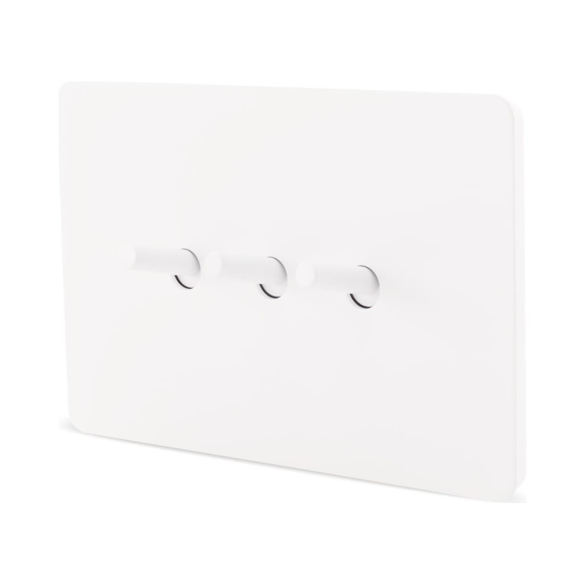 MFL Forge Modern 3 Gang Complete Switch in White-img-2