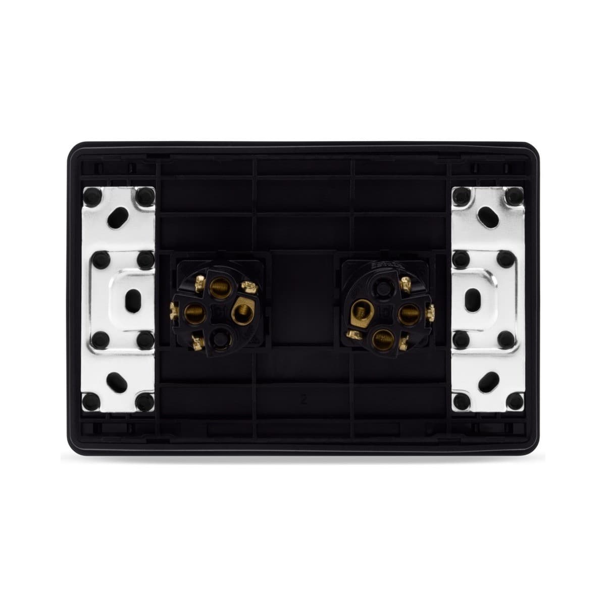 MFL Forge Modern 2 Gang Complete Switch in Black-img-3