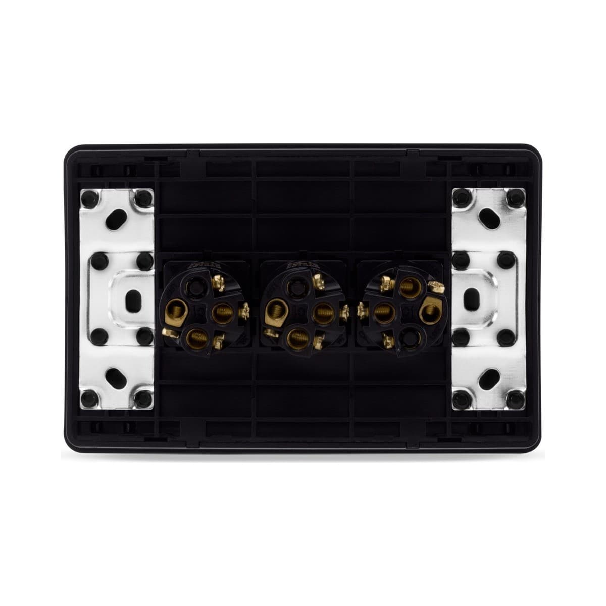 MFL Forge Modern 3 Gang Complete Switch in Black-img-3