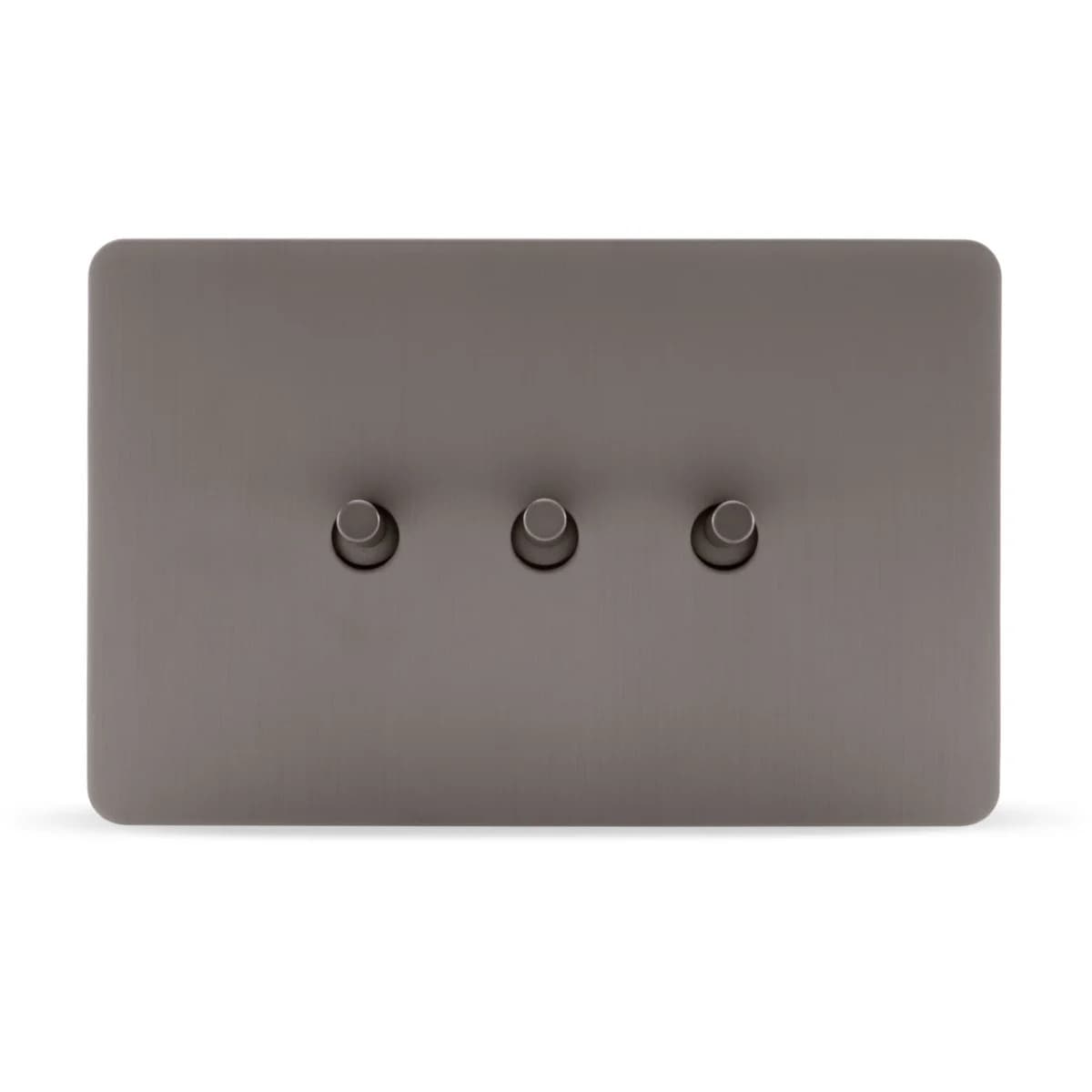 MFL Forge Modern 3 Gang Complete Switch in Aged Nickel-img-1