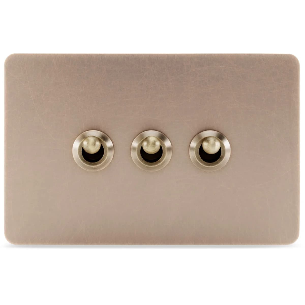 MFL Forge Heritage 3 Gang Complete Switch in Antique Brass-img-1