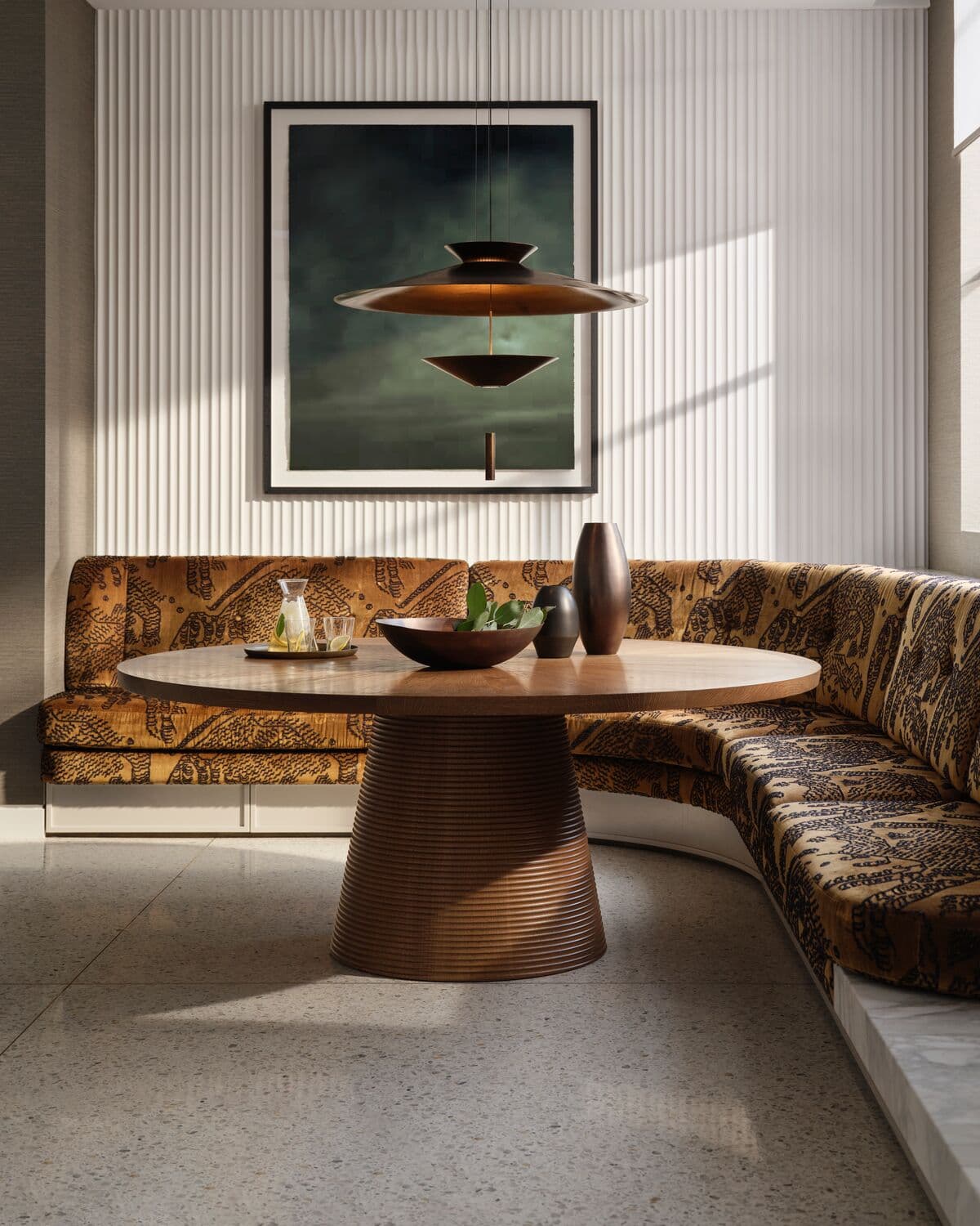 MFL Solstice 800mm LED Adjustable Pendant in Bronze | Beacon Lighting