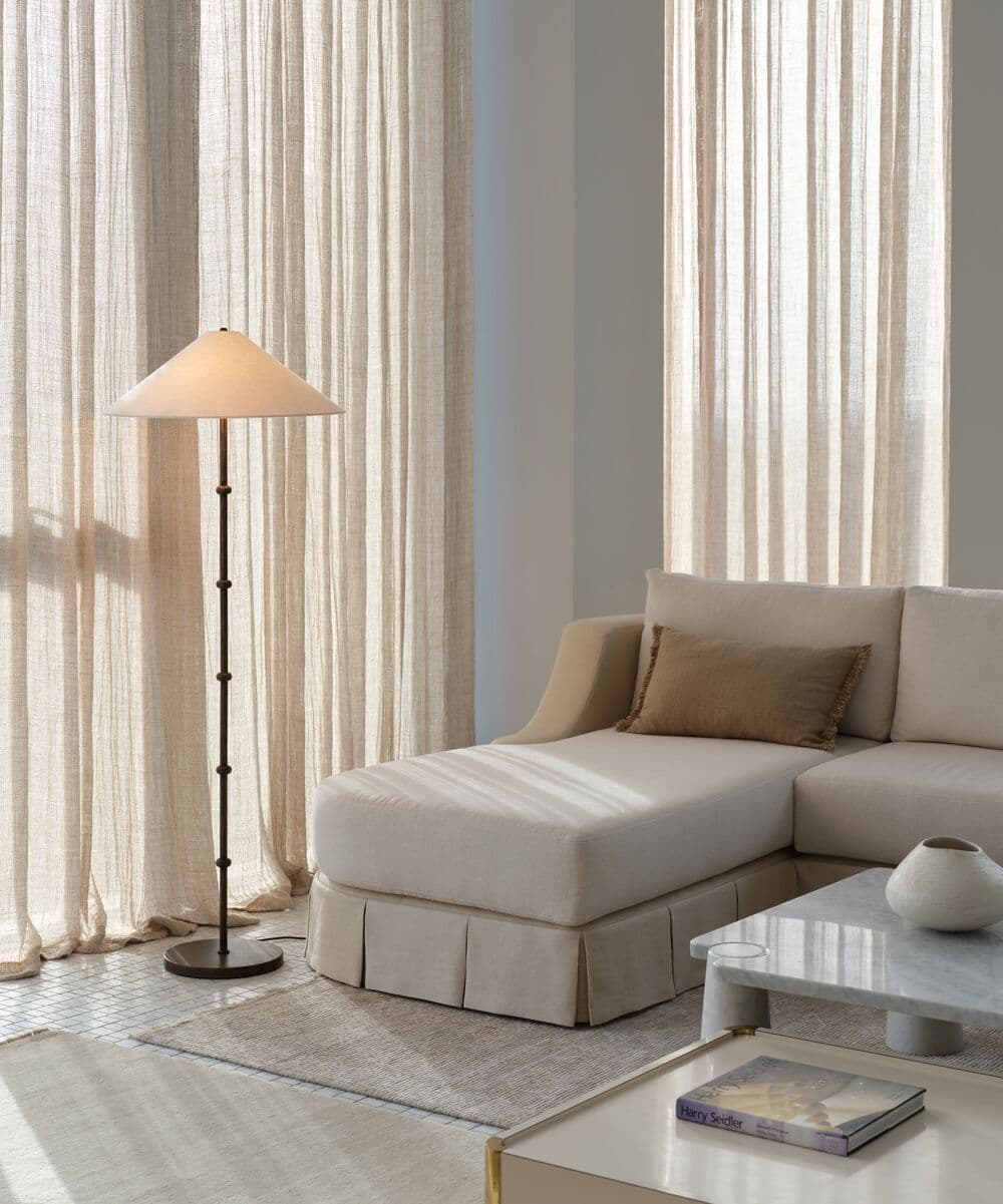 Monaco Floor Lamp in Bronze | Beacon Lighting