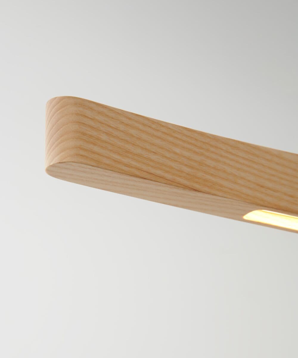 MFL Alpine 1800mm Linear Pendant Natural Timber | Beacon Lighting