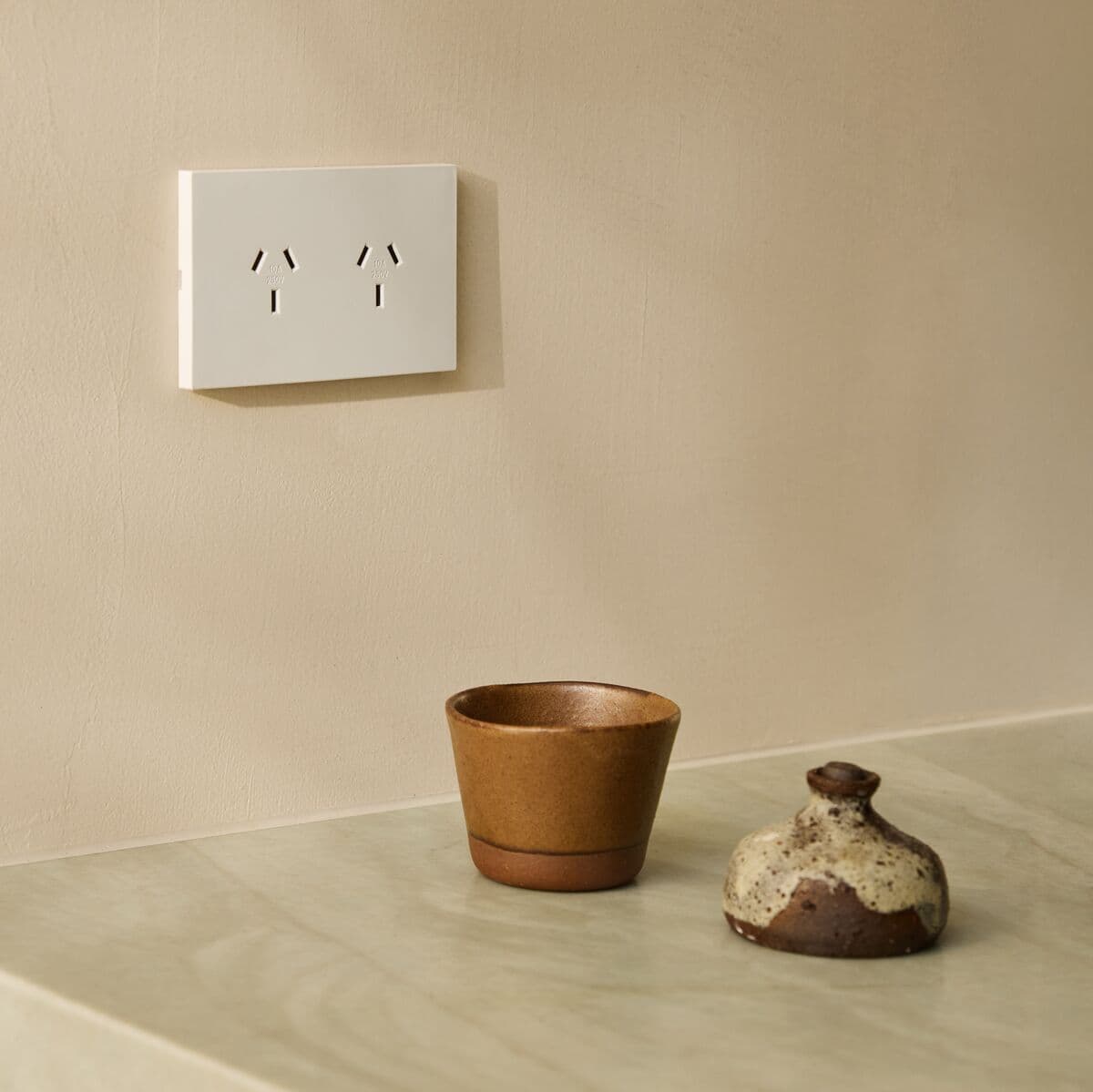 MFL Axis Twin GPO in White | Beacon Lighting