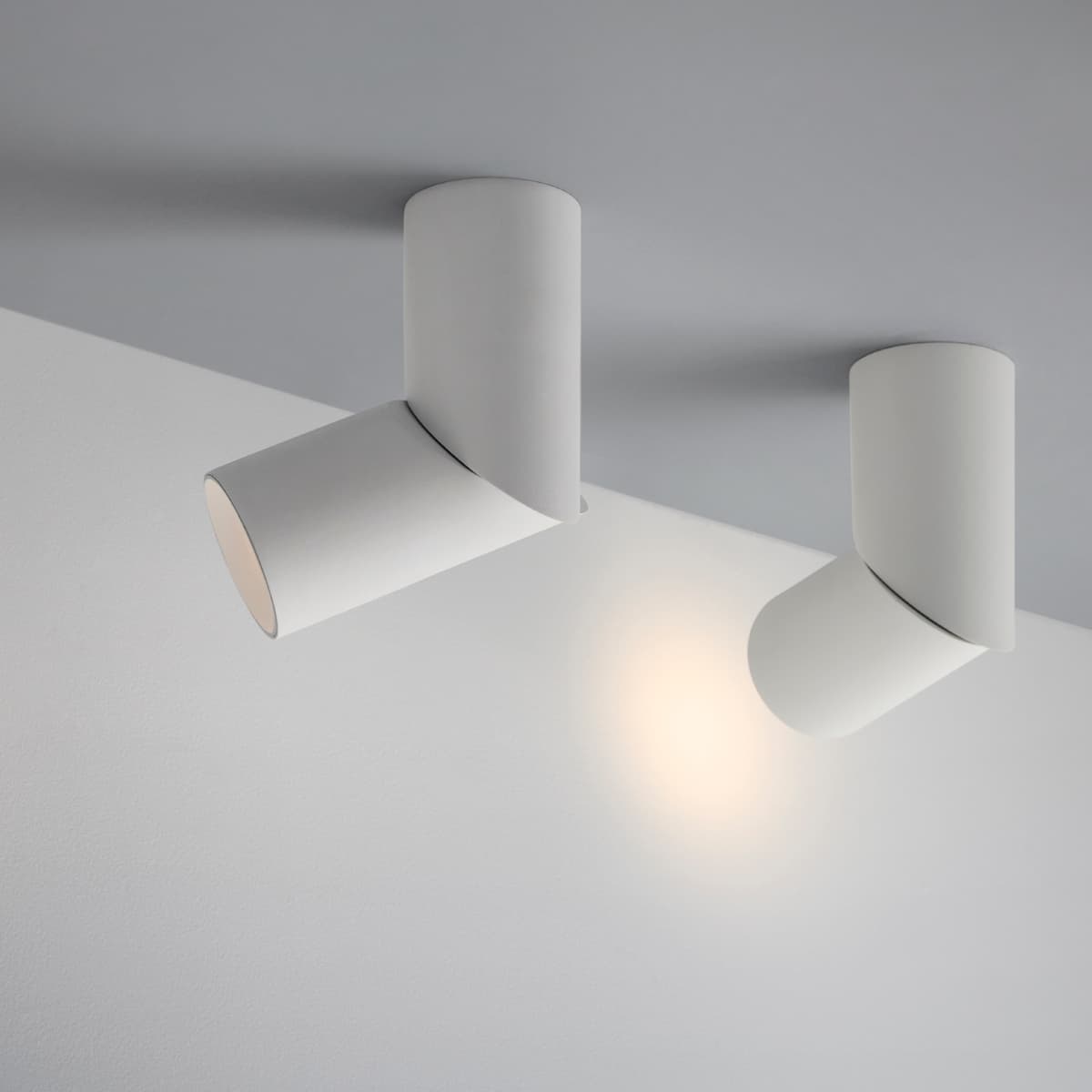 Sigma 1 Light Adjustable Surface Mounted Downlight in White | Beacon Lighting