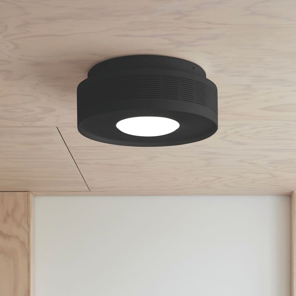 Sanso EvOne 3-in-1 Ceiling Mounted Air Purifier, Ioniser and Multi-Functional Light in Black | Beacon Lighting