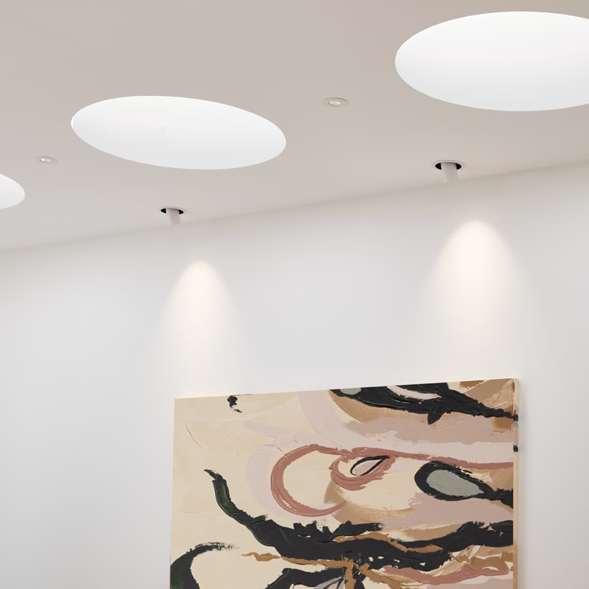 MFL Titan LED Recessed Adjustable 120mm Cut Out Downlight in White | Beacon Lighting