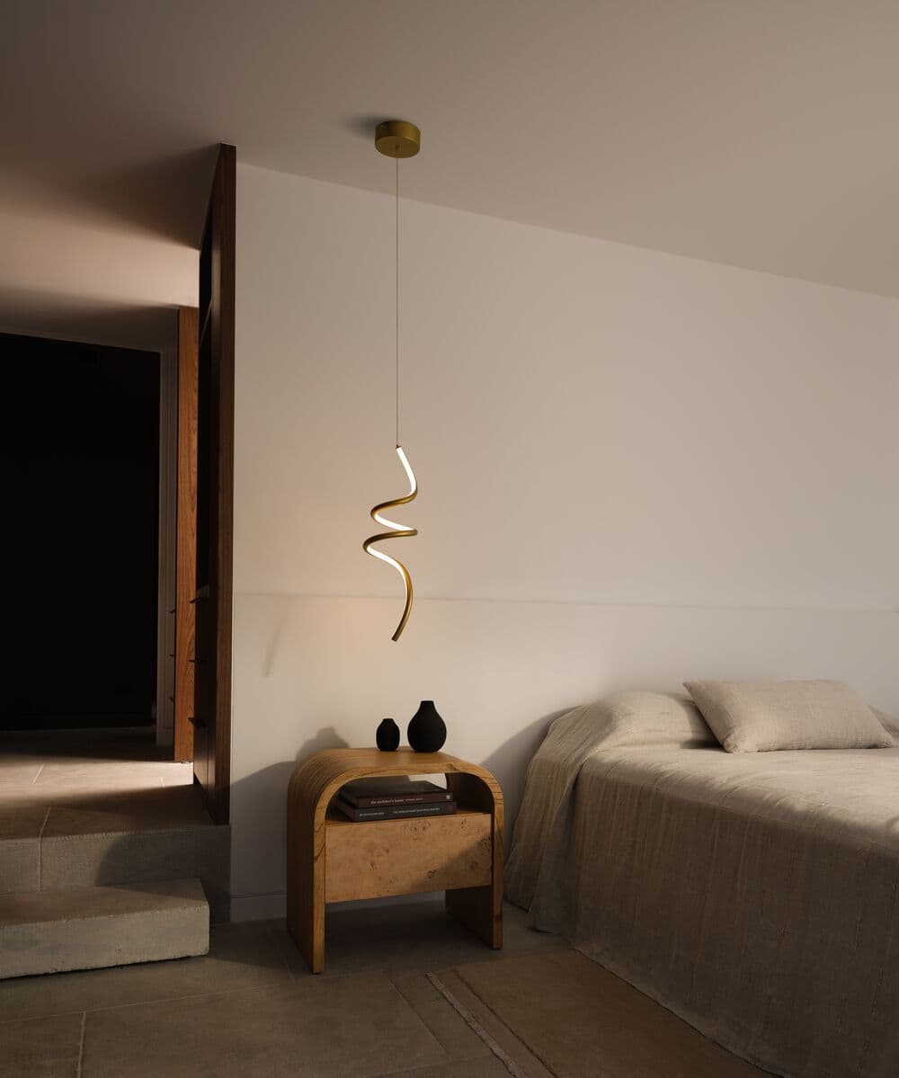 Cumulus 1.2m Drop Pendant in Brass | Beacon Lighting