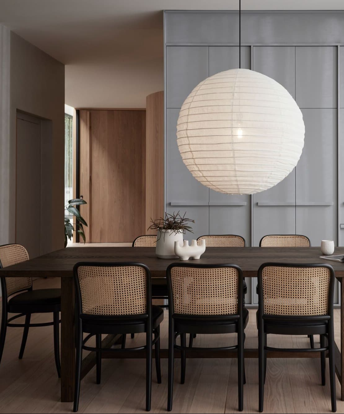 Tamarind 80cm Round Hade in Ivory | Beacon Lighting