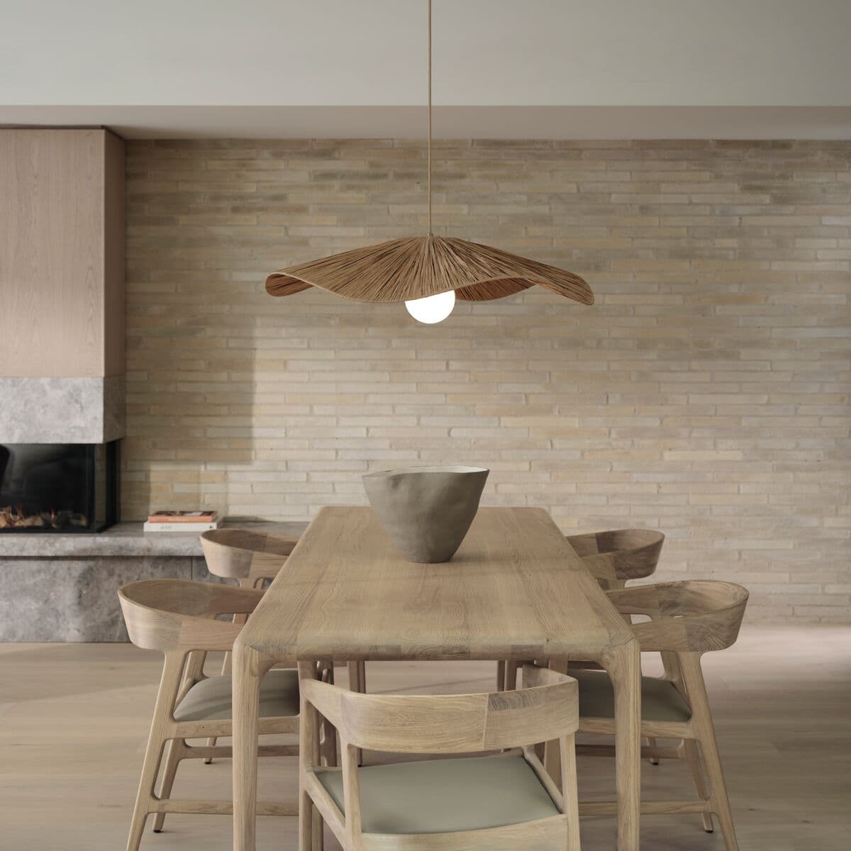 Samba Natural Pendant 800mm | Beacon Lighting
