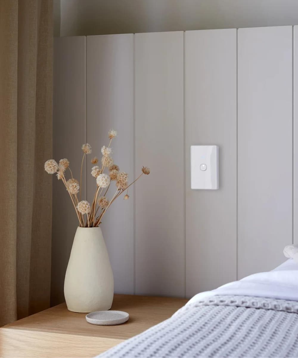 Powermesh 1 Gang Switch in White