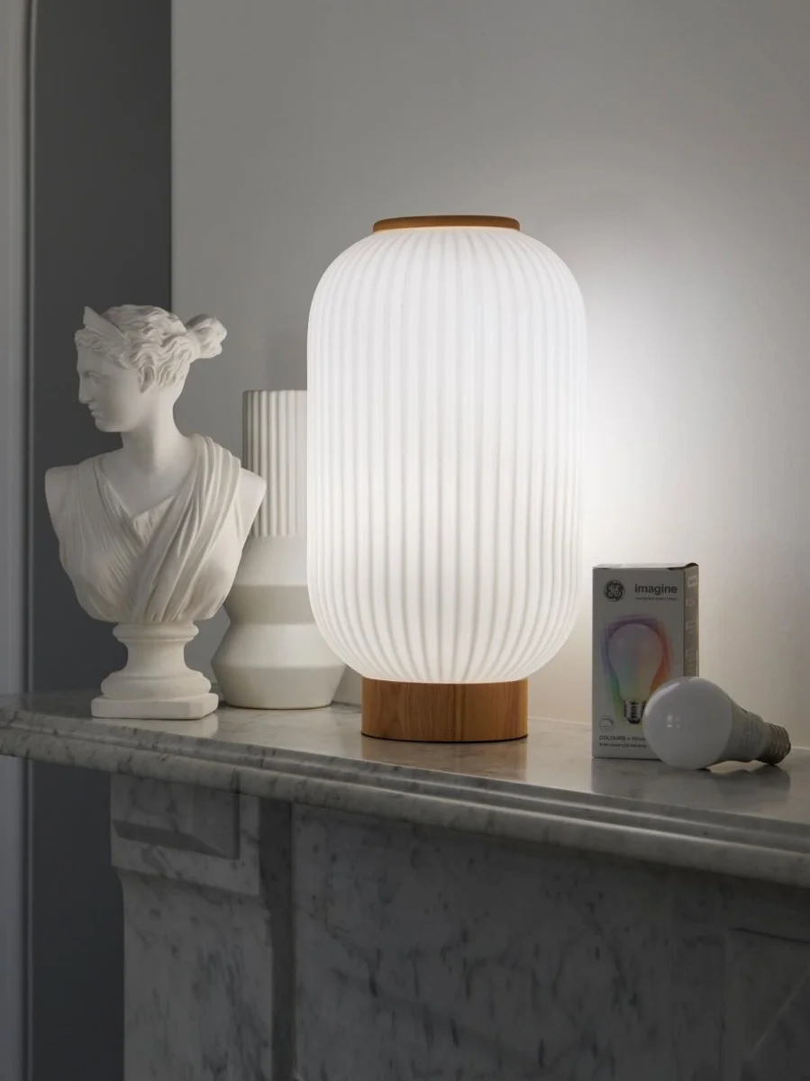 GE Imagine Sync 8W ES RGB LED Dimmable A60 Smart Globe | Beacon Lighting