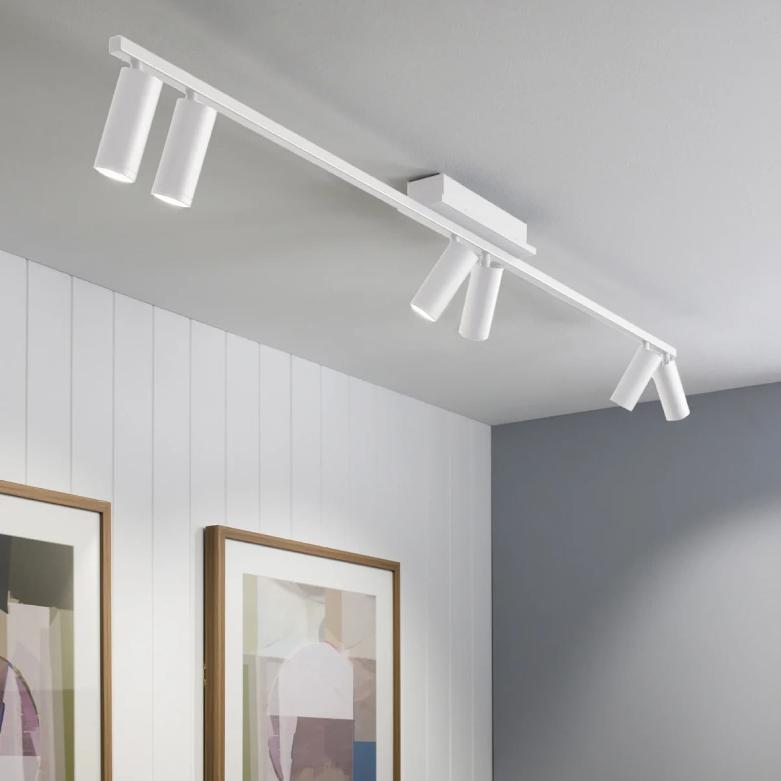 Panorama LED 6 Light Dimmable Spot Light in White | Beacon Lighting
