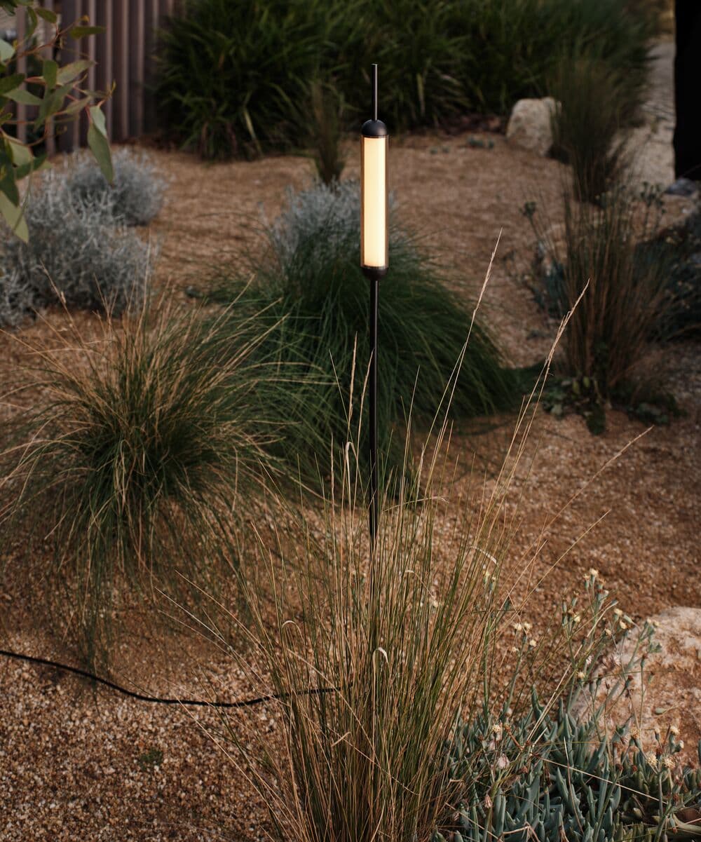 Bulrush 12V 24V Bollard Black | Beacon Lighting