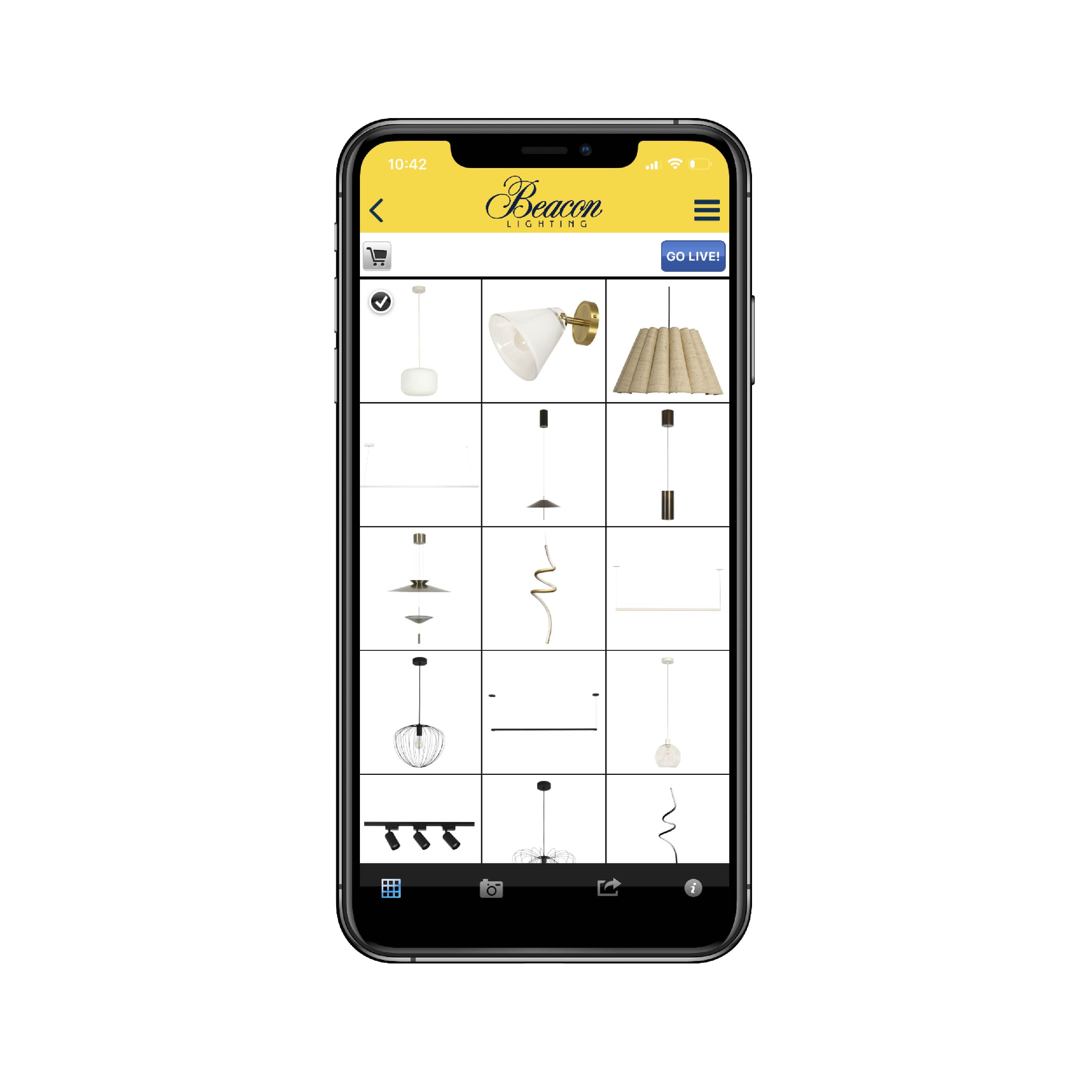 Live Brighter App - Step One | Beacon Lighting