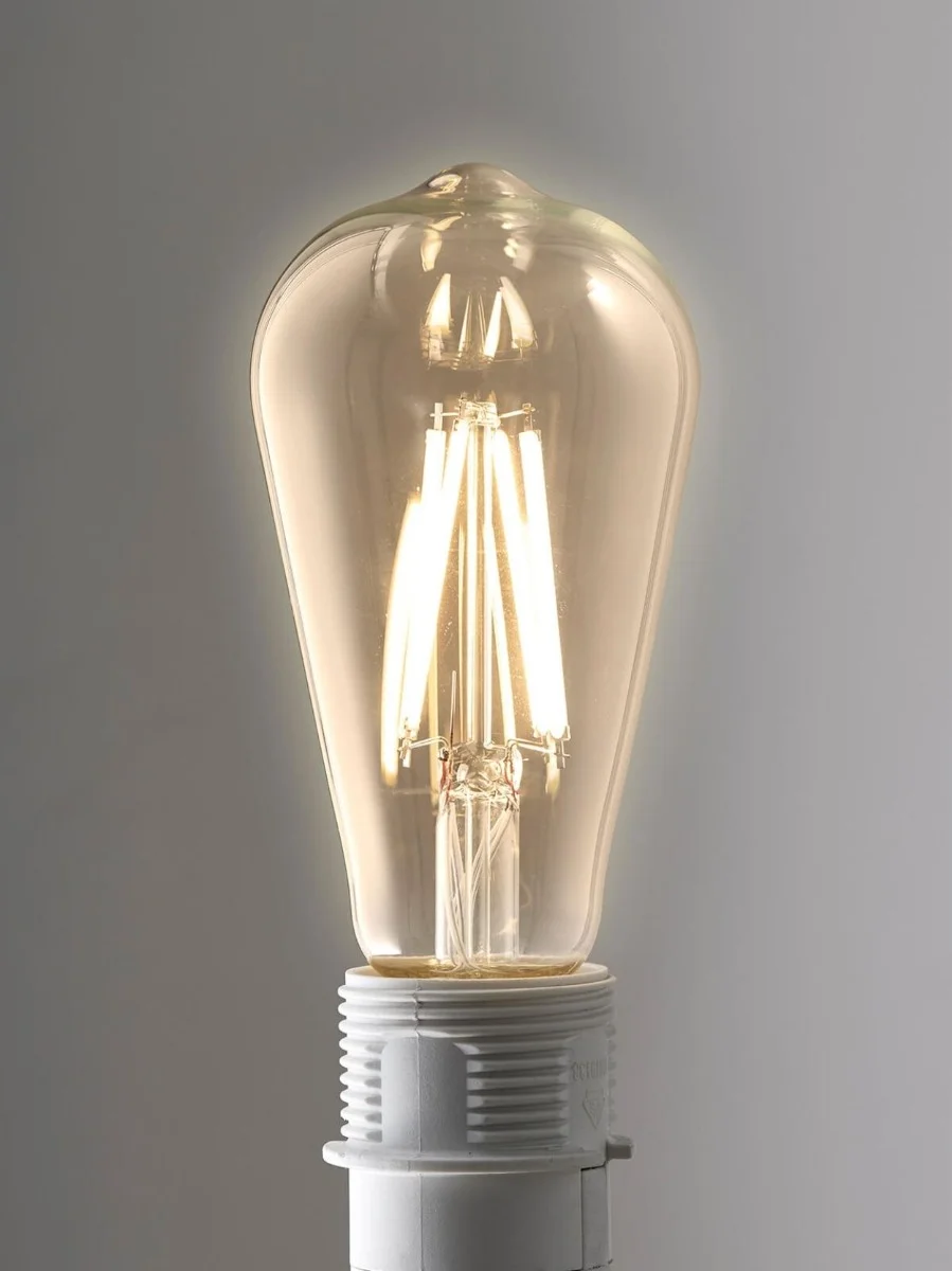 GE Imagine Sync 6.5W ES CCT LED Dimmable Smart Heritage Pilot Globe | Beacon Lighting