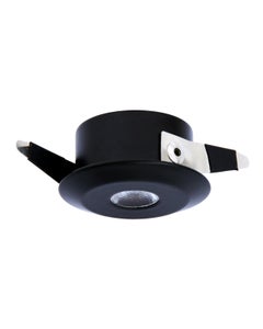 LEDlux Starlight LED Fixed Black Downlight in Warm White