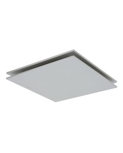 Mett Inline 280mm Square Face Plate Only In Silver