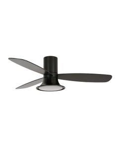 Flusso 132cm DC Fan with Light in Black