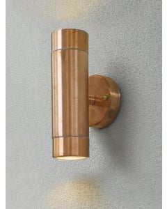 Harbour 2 Light Up/Down Wall Bracket in Copper