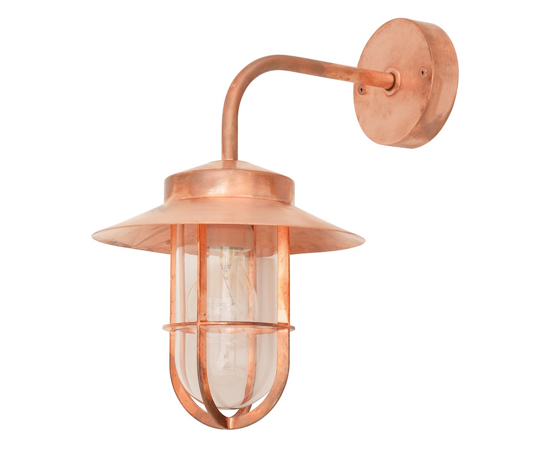 Copper shop exterior lantern