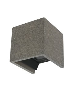 MFL By Masson Tanimi Cube LED Up/Down Exterior Wall Light in Black