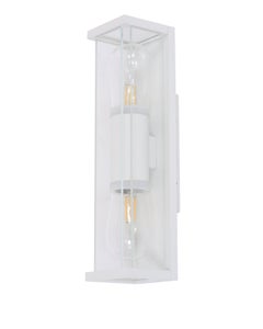 Miami 2 Light Wall Sconce in White