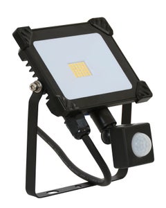 LEDlux Field 20W LED Exterior Flood Light With Sensor in Black