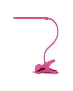 Izzy 1 Light LED Adjustable Clamp Lamp in Pink