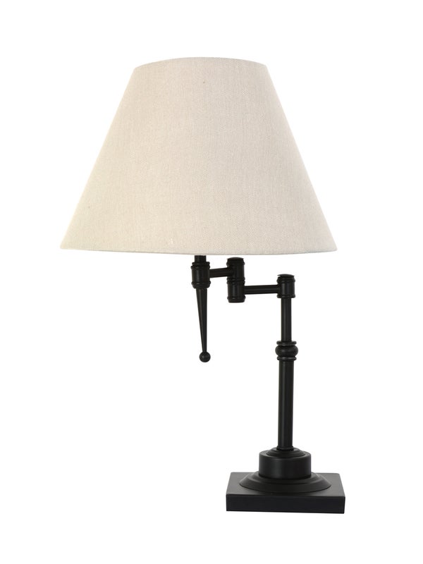 Bentley Small Table Lamp in Black/Off White