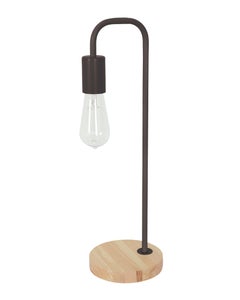 Lanie 1 Light Table Lamp in Ash/Black