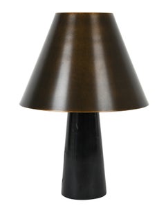 Paros 1 Light Table Lamp in Bronze