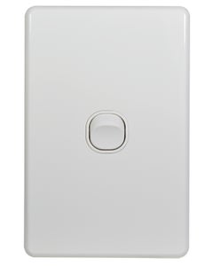 Lucci Power Quantum 1 Gang Switch Only in Matte White