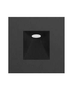 LEDlux Elfa LED Square Inset Steplight in Black